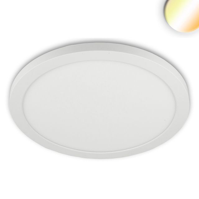 LED Aufbau/Einbauleuchte Slim Flex, 24W, weiß, ColorSwitch 3000|3500|4000K