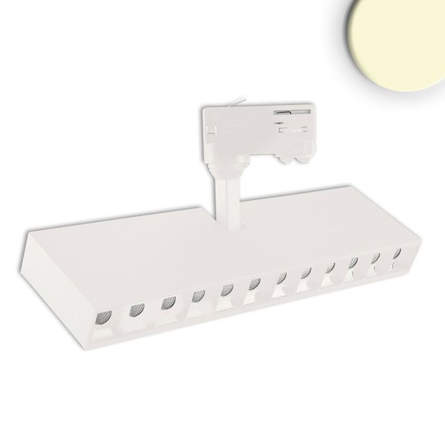 3-Phasen Raster-Schienenstrahler, 35W, 45°, weiß matt, 3000K