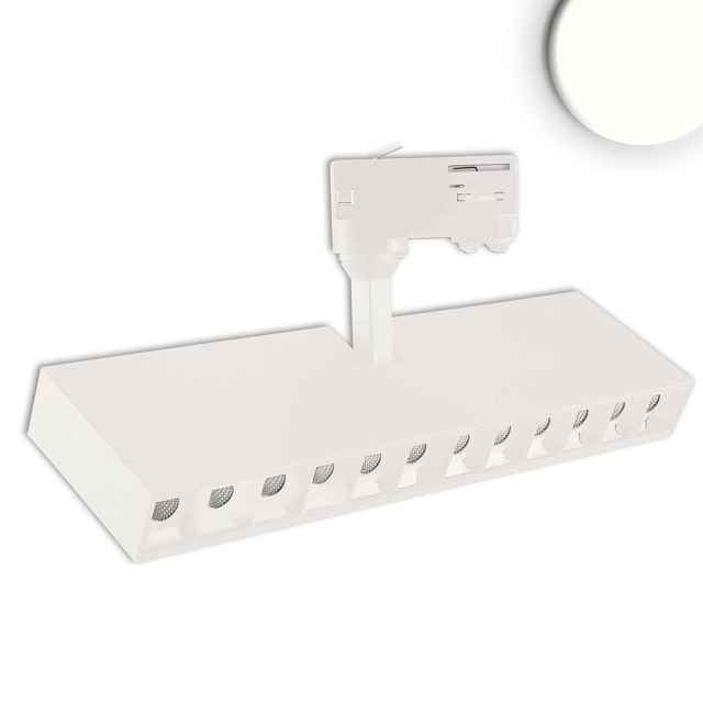 3-Phasen Raster-Schienenstrahler, 35W, 45°, weiß matt, 4000K