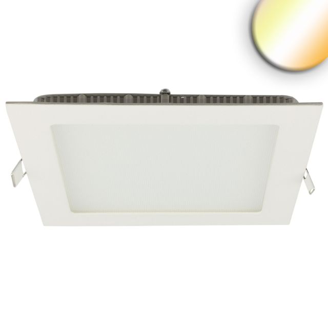 Downlight LED, 24W, angolare ultrapiatto bianco, 300x300mm, ColorSwitch 3000|3500|4000K, dimmerabile
