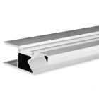 LED Aufbauleuchtenprofil HIDE ASYNC Aluminium eloxiert, 200cm