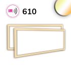 Cornice luminosa LED H25, formato interno 500x1192mm, 70W, bianco dinamico, CRI92
