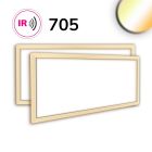 LED Leuchtrahmen H25, Innenformat 592x1192mm, 74W, weißdynamisch, CRI92