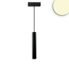 Track48 Hängeleuchte Pipe, schwarz, 7W, 36°, UGR