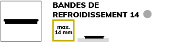Bande de refroidissement 14 Bande de refroidissement 14