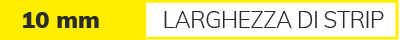 Profili per montaggio a superficie/incasso Larghezza nastro flessibile 10 mm Profili per montaggio a superficie/incasso Larghezza nastro flessibile 10 mm