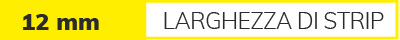 Profili per montaggio a superficie/incasso Larghezza nastro flessibile 12 mm Profili per montaggio a superficie/incasso Larghezza nastro flessibile 12 mm