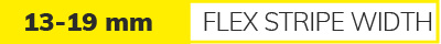 Surface-mounted / recessed profiles 13-19 mm flex strip width Surface-mounted / recessed profiles 13-19 mm flex strip width