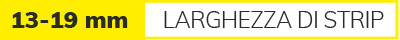 Profili per montaggio a superficie/incasso Larghezza nastro flessibile 13-19 mm Profili per montaggio a superficie/incasso Larghezza nastro flessibile 13-19 mm