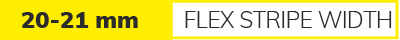 Surface-mounted / recessed profiles 20-21 mm flex strip width Surface-mounted / recessed profiles 20-21 mm flex strip width