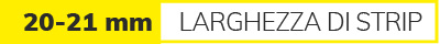 Profili per montaggio a superficie/incasso Larghezza nastro flessibile 20-21 mm Profili per montaggio a superficie/incasso Larghezza nastro flessibile 20-21 mm