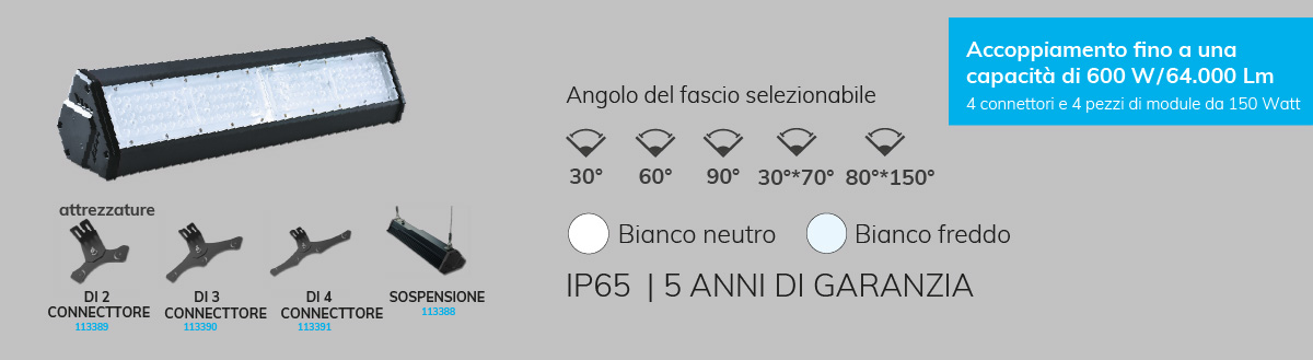 Illuminazione a LED industriale Serie LN